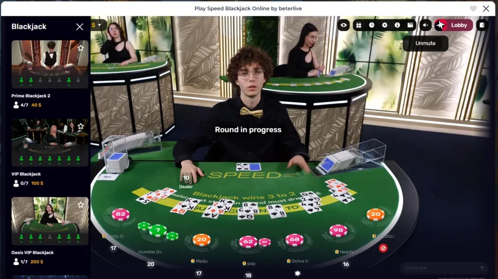 Lucky Start Live Casino